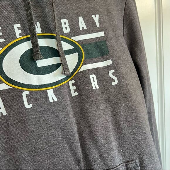 NFL Fanatics Gray Green Bay Packers Hoodie - Picture 3 of 6
